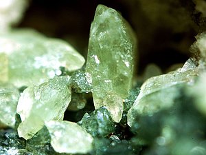 Pyroxen-Kristalle aus Nisyros